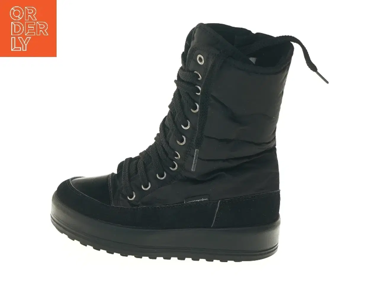 Billede 1 - Sorte støvler fra mærket copenhagen med snøre (str. 33 )