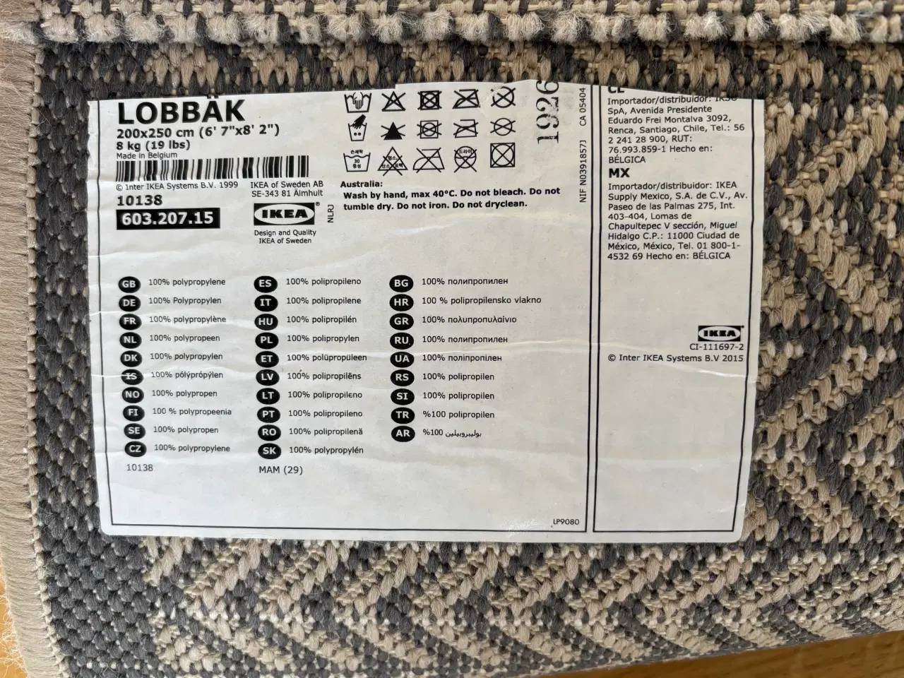 Billede 10 - IKEA LOBBÄK, 200x250 cm tæppe/rug