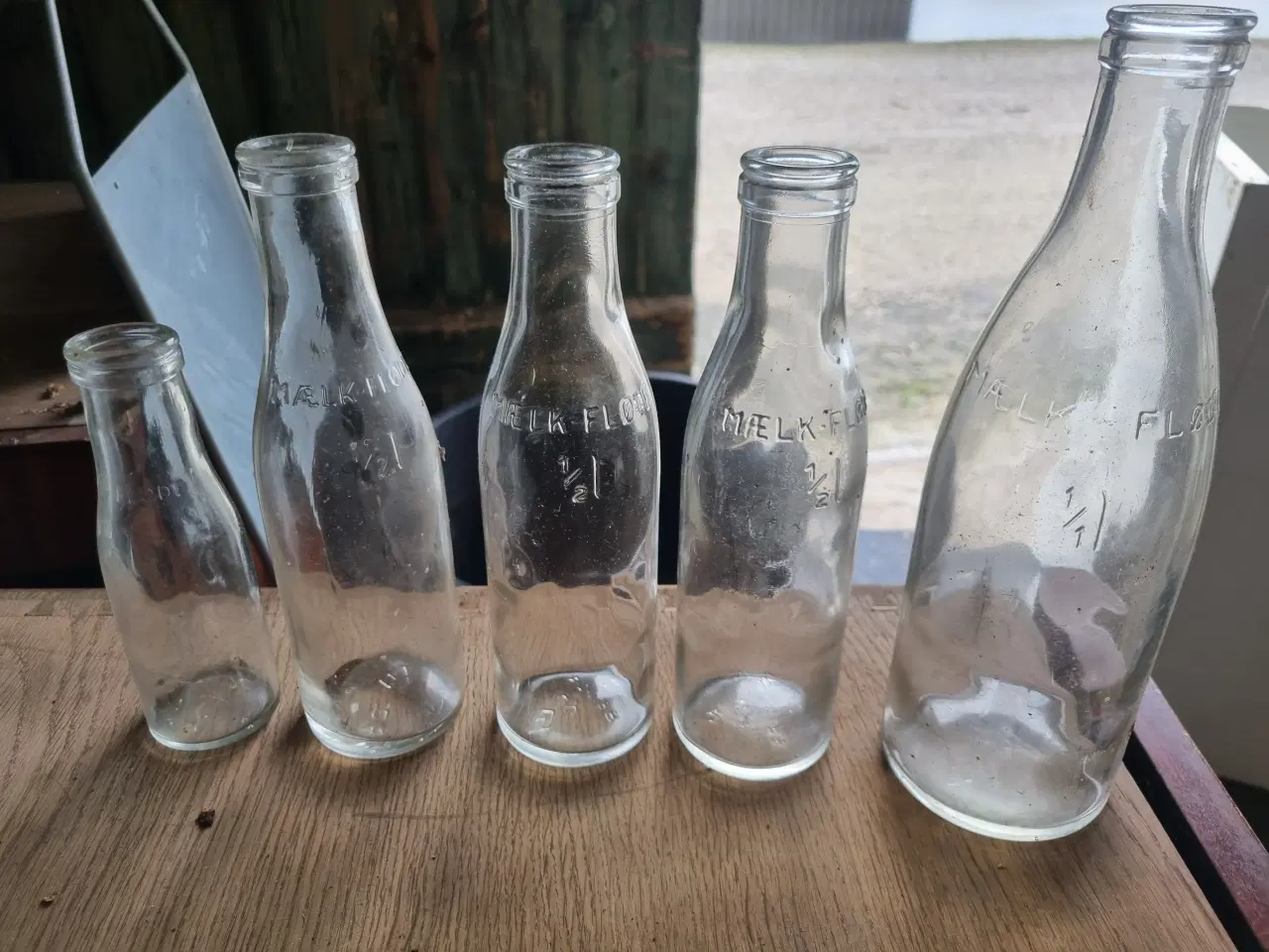 Billede 1 - Sodavandsflasker og mælkeflasker og flødeflasker 