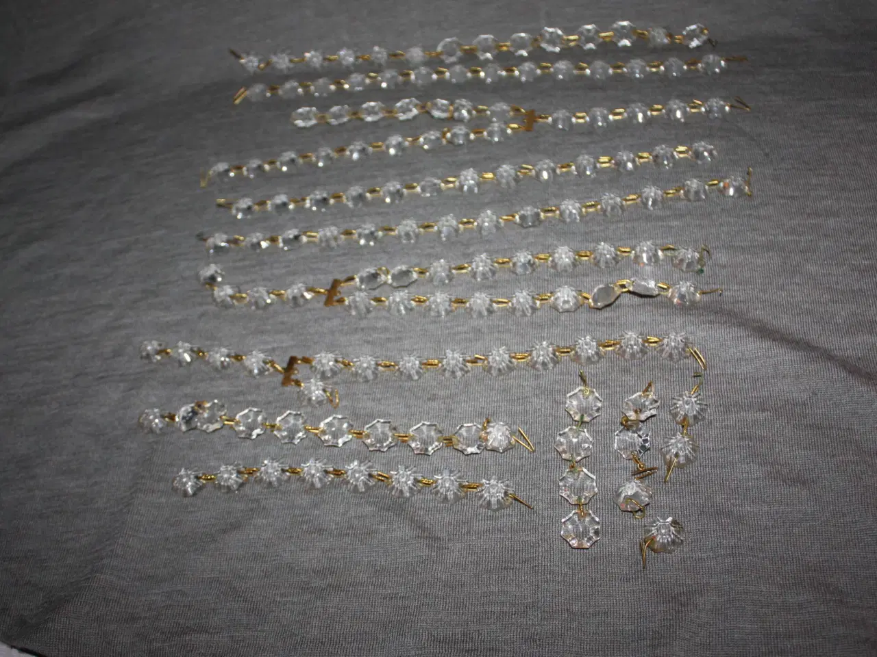 Billede 5 - Vintage lysekrone prismer