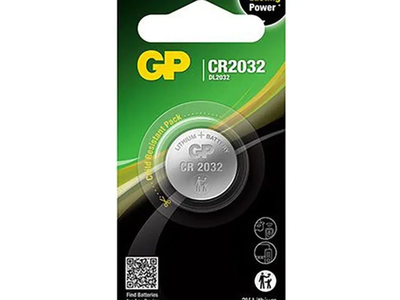 Billede 1 - GP CR2032 batteri 1 stk.