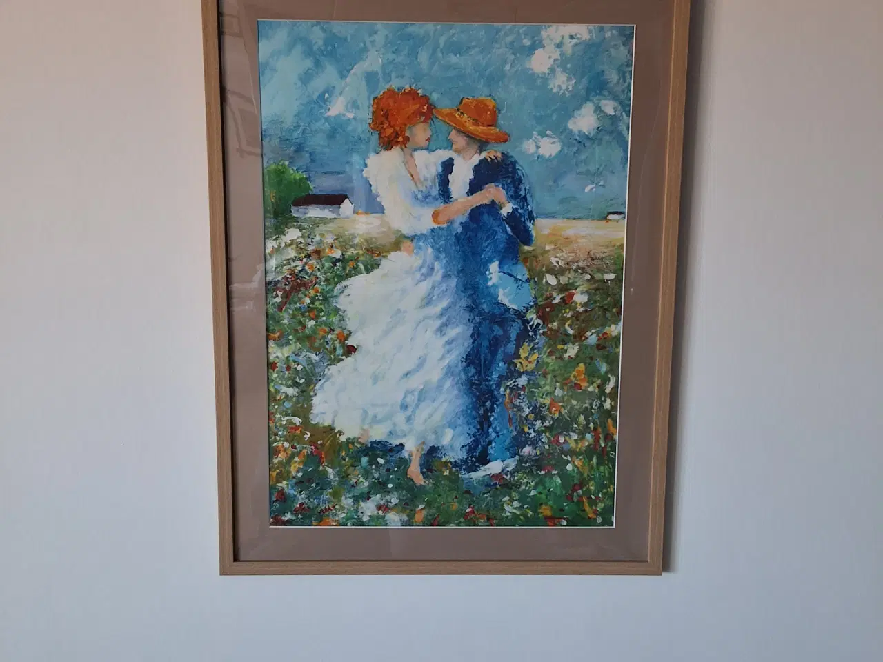 Billede 2 - Smukt, enestående litografi af svensk kunstner