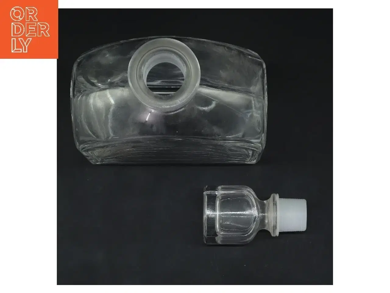 Billede 4 - Glas karaffel med prop (str. 26x13,5 cm)