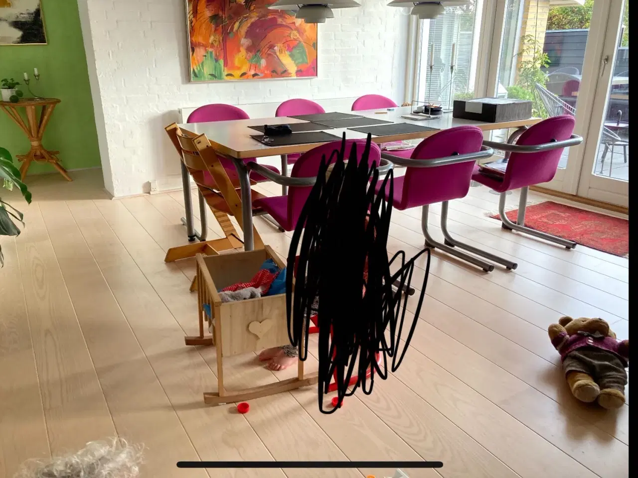 Billede 4 - Friis og Moltke spisebord og stole