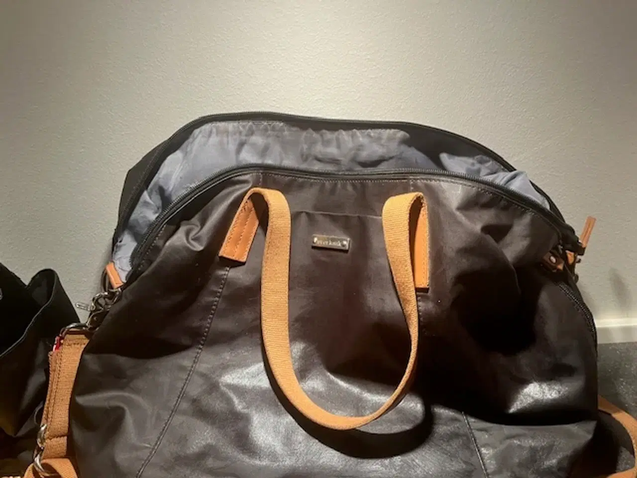 Billede 8 - Storksak Noa Pusletaske Sæt i Coated Canvas – Sort