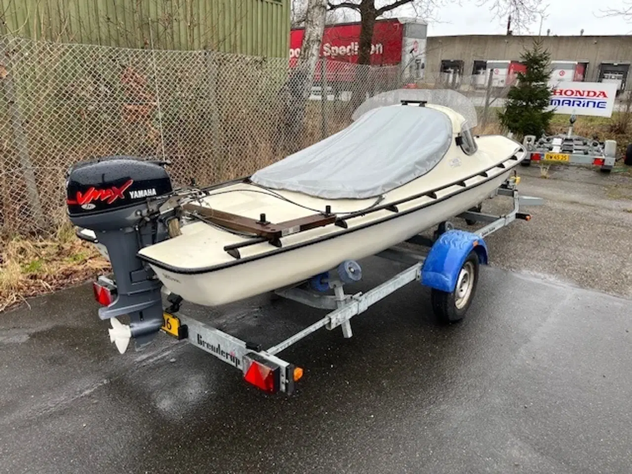 Billede 2 - Mopa Senior med Yamaha og bådtrailer