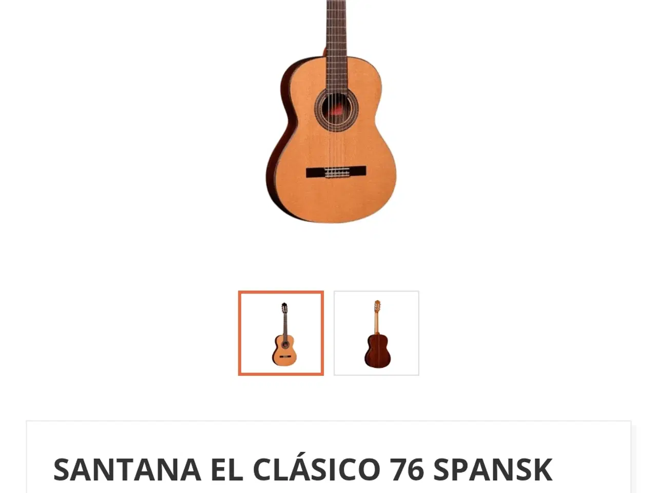 Billede 3 - SANTANA WESTERN GUITAR BRUGT FÅ GANGE AFHENTES I H