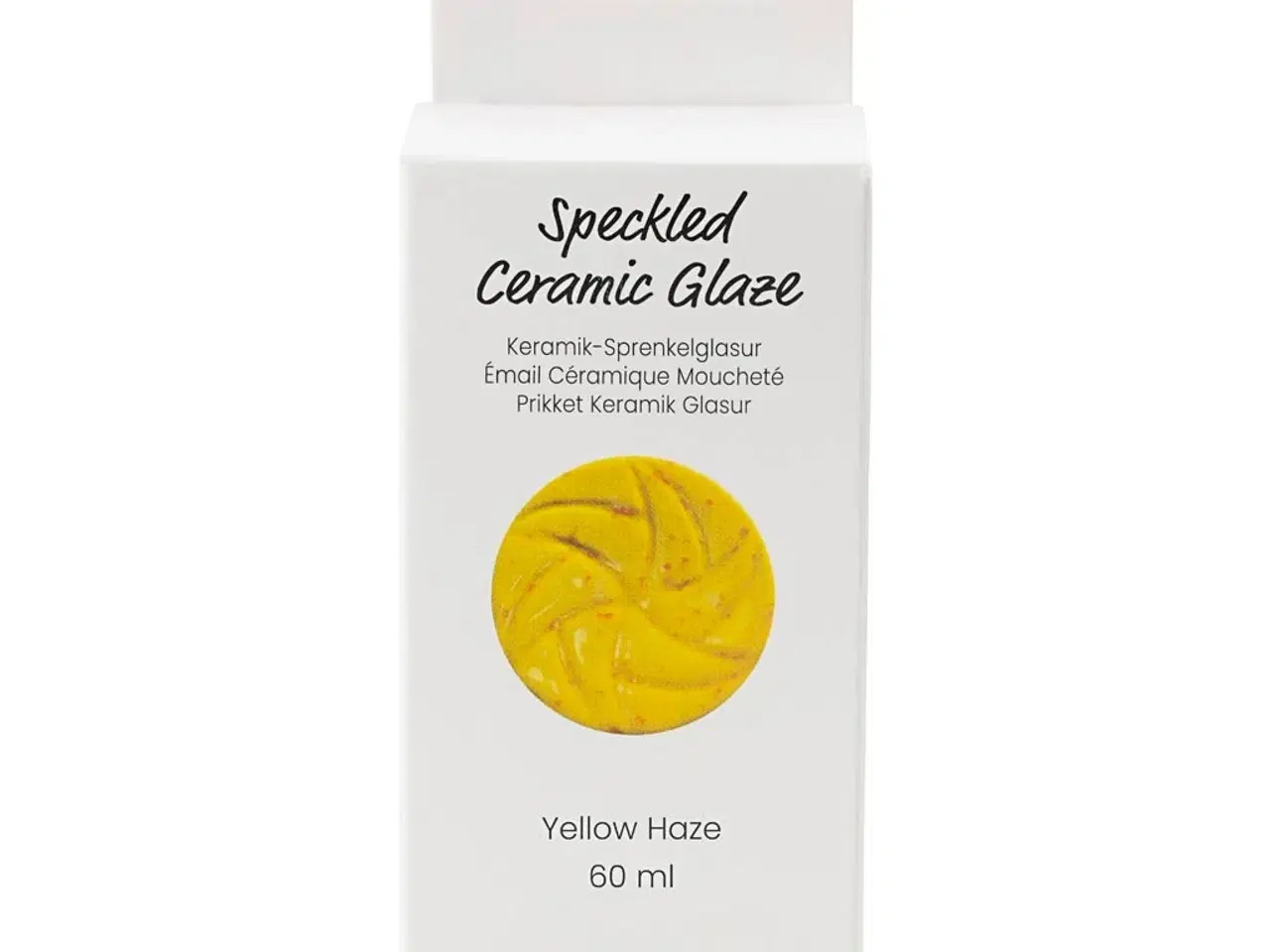 Billede 1 - Prikket Keramikglasur, 999-1060 °C, dækkende, Yellow Haze, 60 ml/ 1 ds.