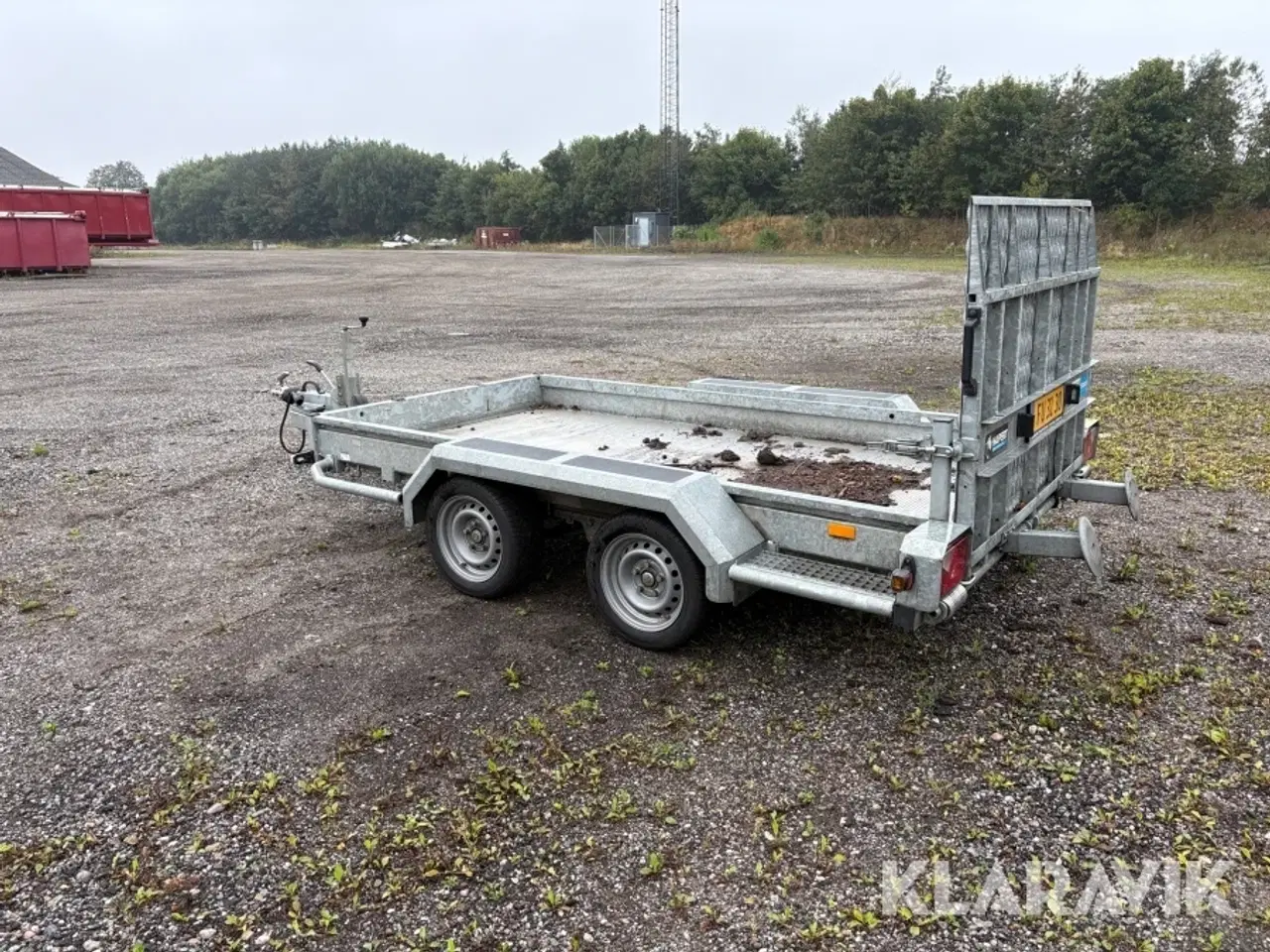 Billede 3 - Maskintrailer Wagenbouw Hapert - 2-akslet