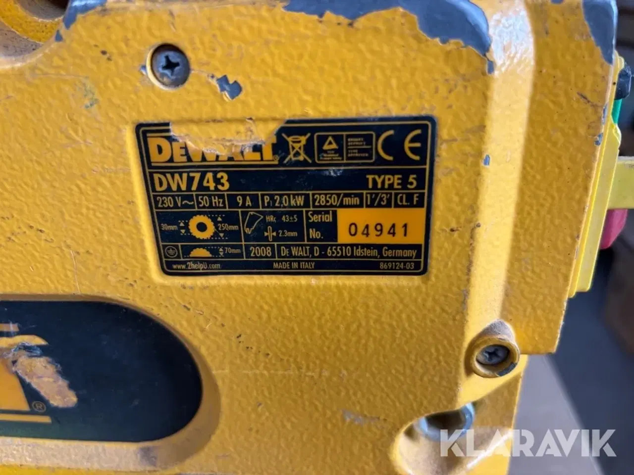 Billede 8 - Bordrundsav + kapsav Dewalt DW743 + DW707
