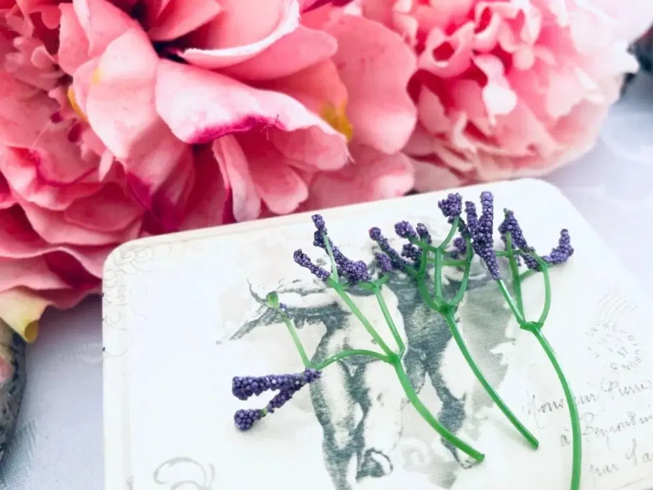 Billede 3 - Kunstig små blomster til hobby 