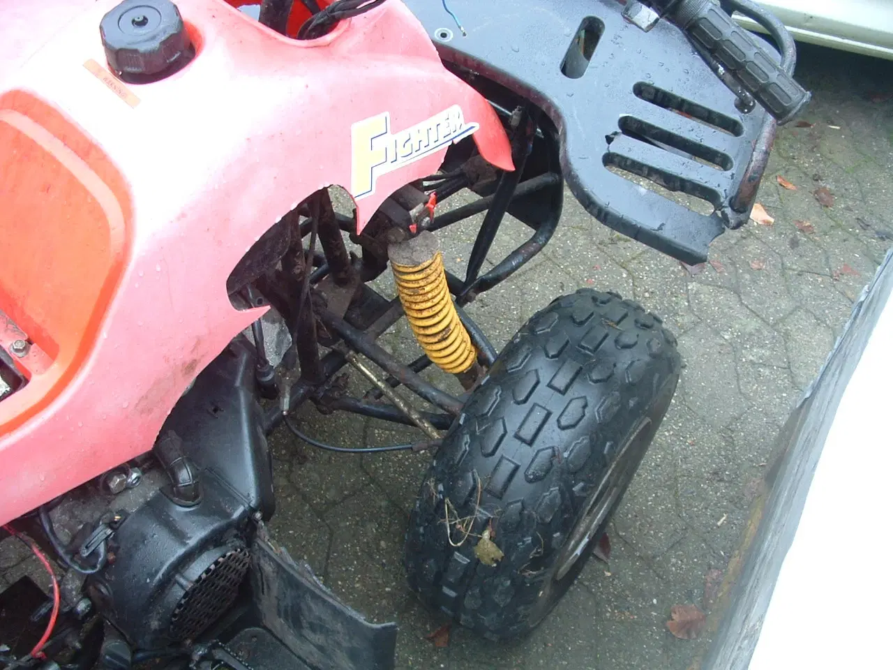 Billede 6 - defekt atv bøjet styr og bærearm ,tilstand ukendt