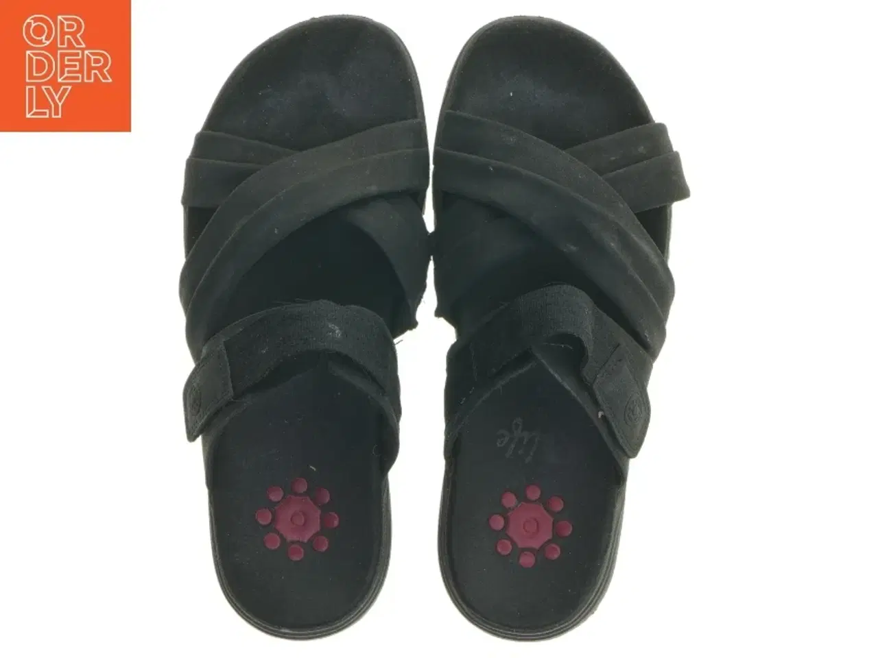 Billede 5 - Sorte dame sandal (str. 40 cm)