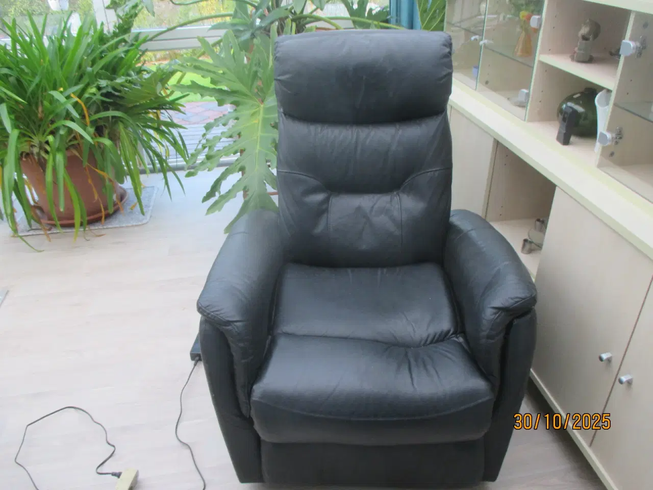 Billede 1 - 2 sorte el lænestole