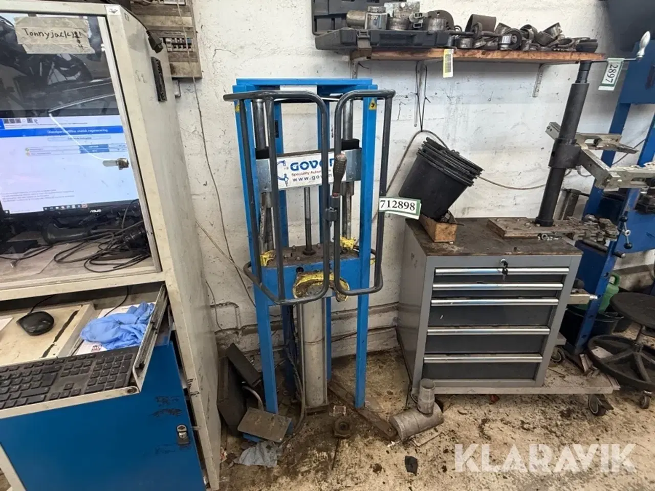 Billede 1 - Fjedrepresse Govoni 321058000 pneumatisk