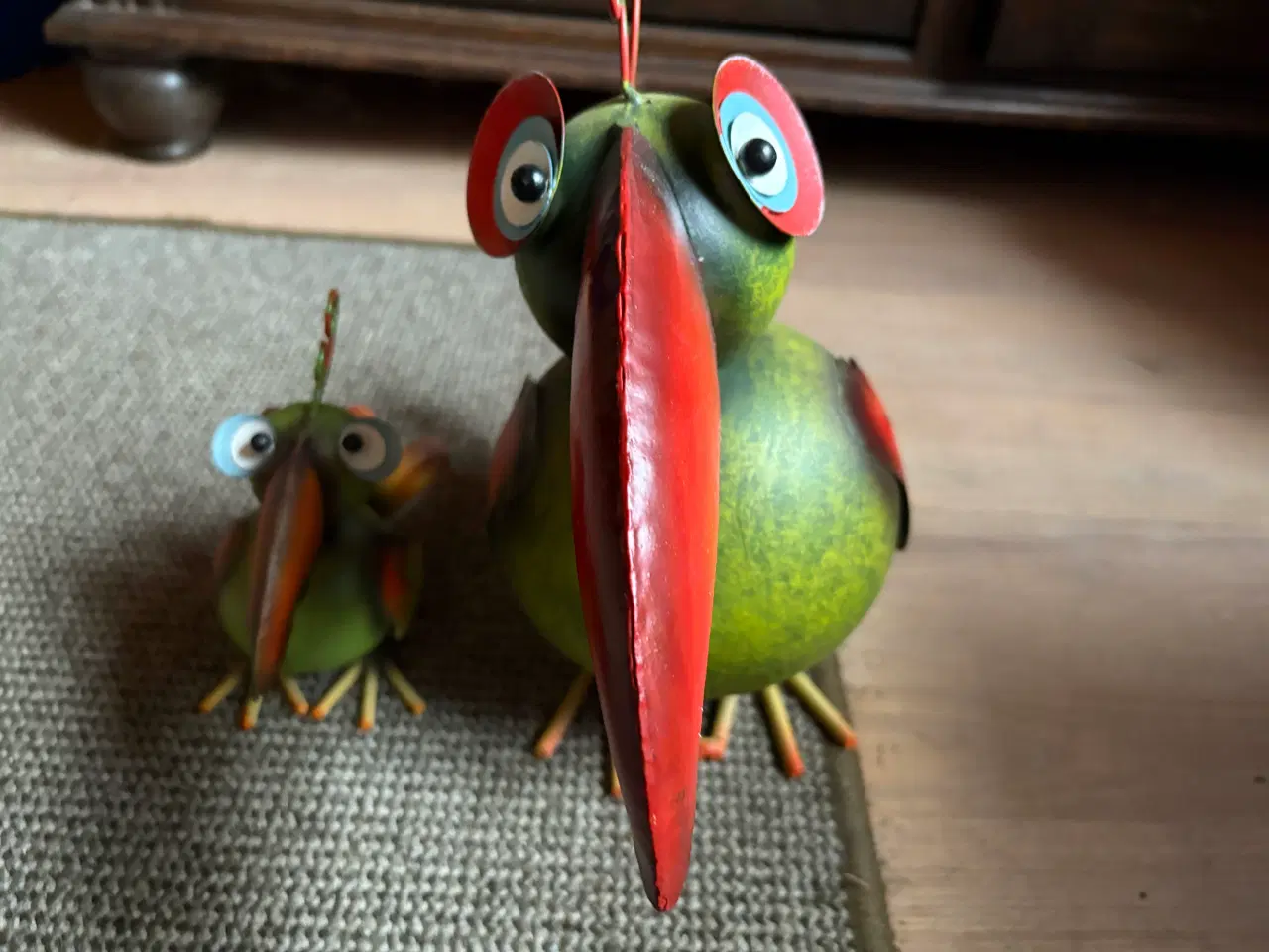 Billede 2 - To fugle i metal