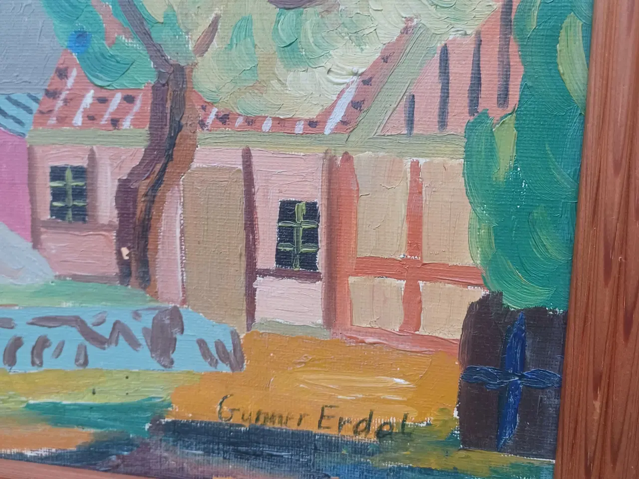 Billede 2 - Smukt maleri med motiv fra Bornholm