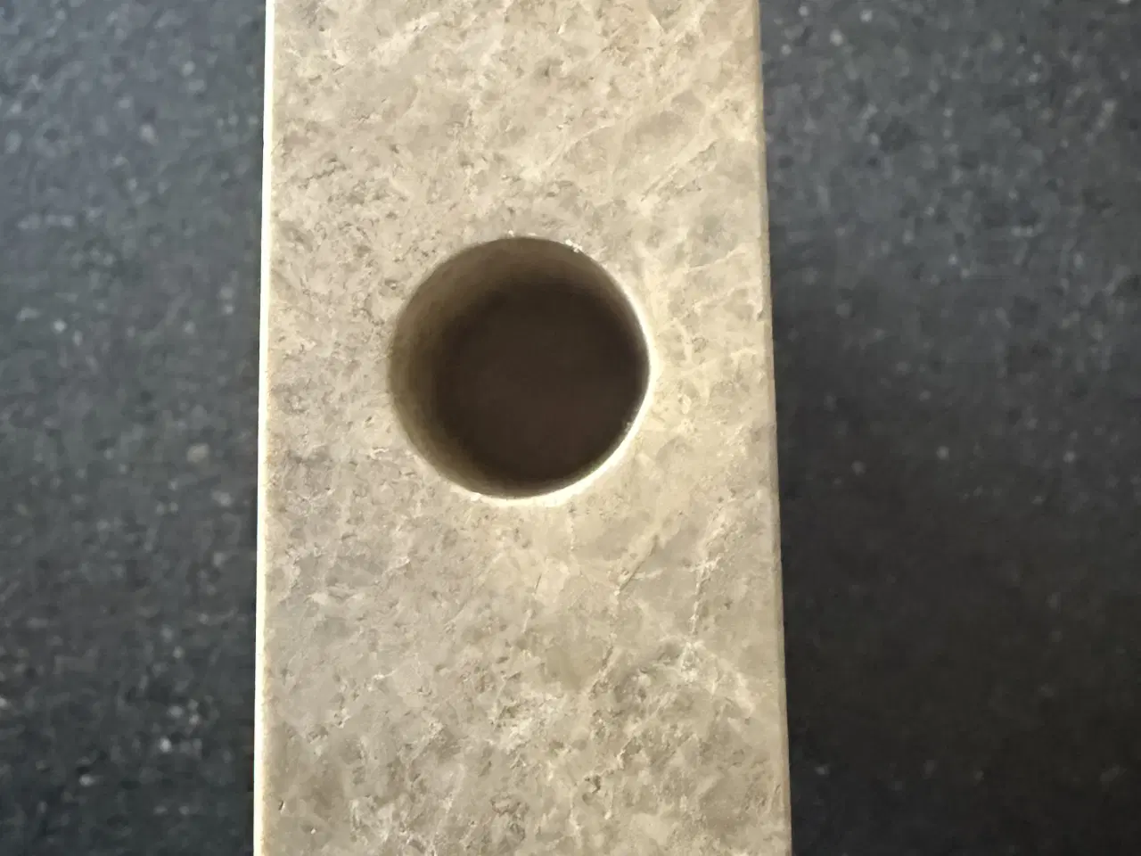 Billede 3 - WABI SABI lysestage i natur sten.