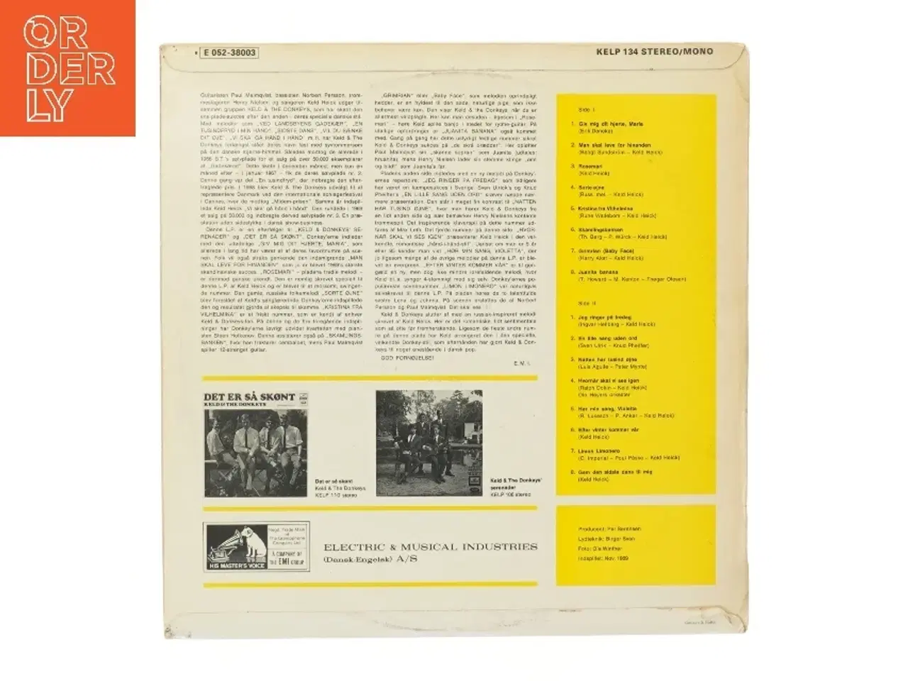 Billede 2 - Keld & Donkeys LP Album fra EMI