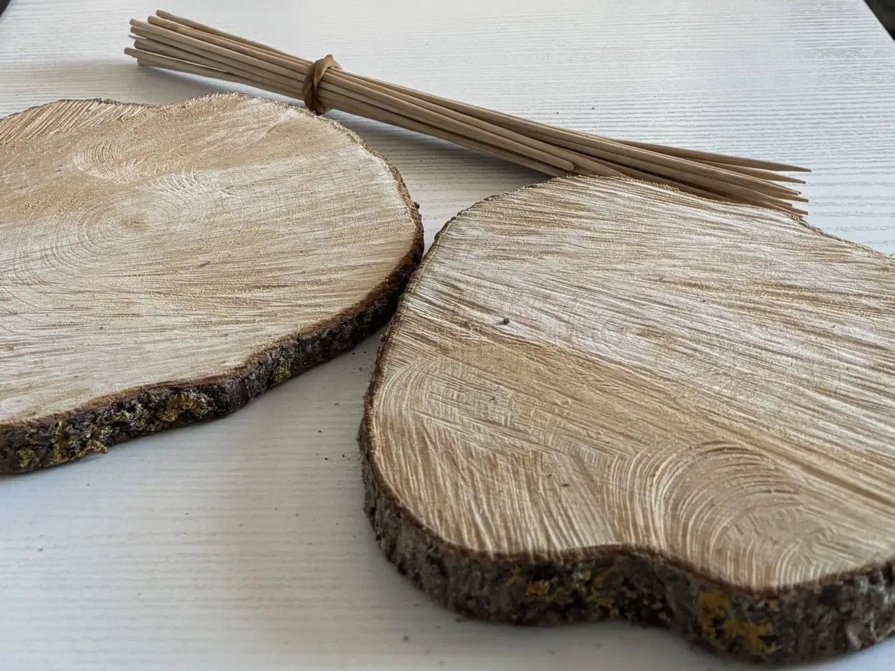 Billede 1 - Træskiver i birketræ til dekoration