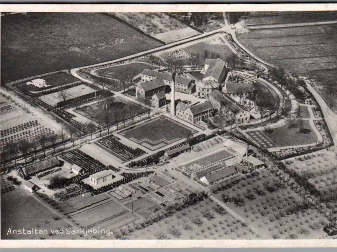 Billede 1 - Anstalten ved Sakskøbing  - Postkort - Ubrugt