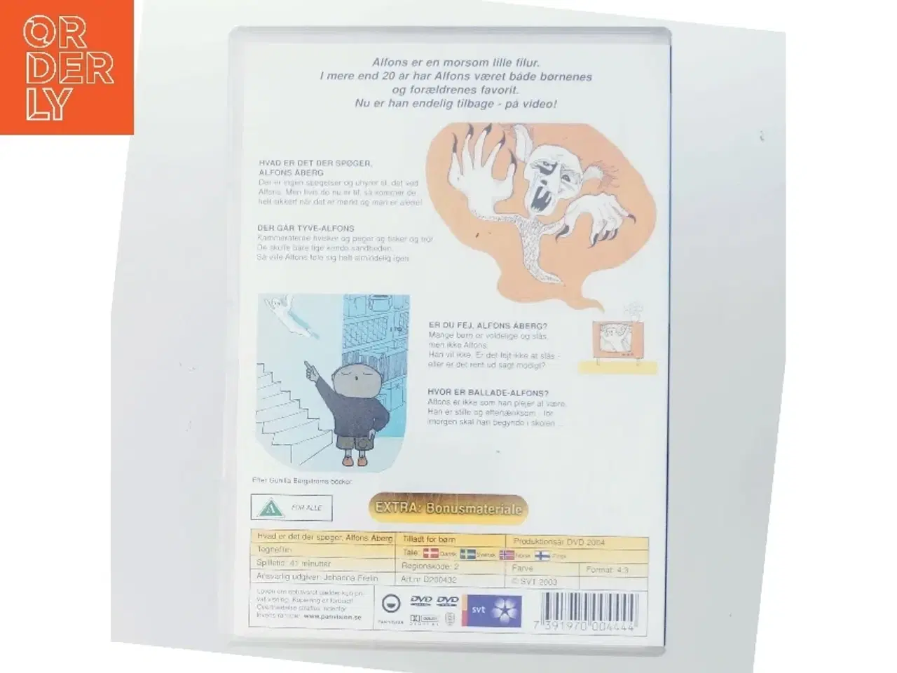 Billede 3 - Hvad er det der spøger, Alfons Åberg med Thomas Vinding (DVD)