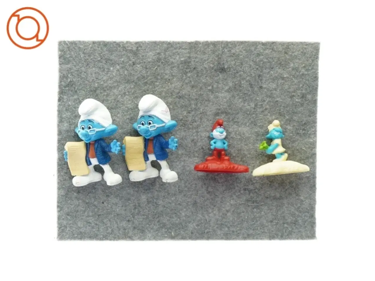 Billede 1 - Smølfe figurer 4 stk.