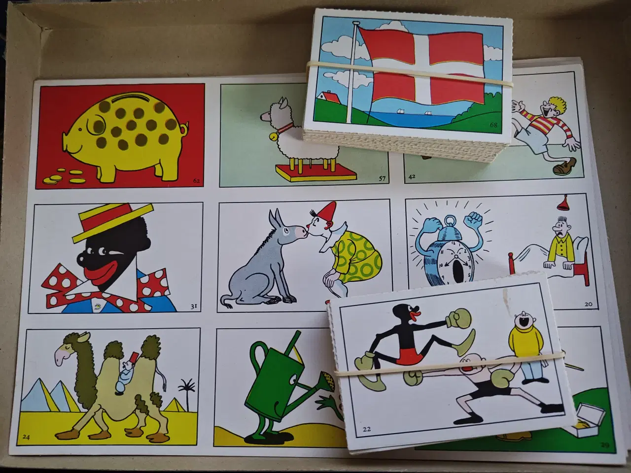 Billede 2 - Storm P. - Peter & Ping Billed Lotteri Brætspil