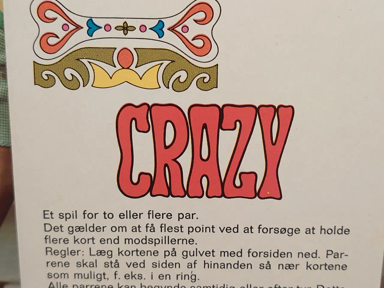 Billede 3 - "Crazy"Sjældent vintage spil, Adolph Holst år 1968