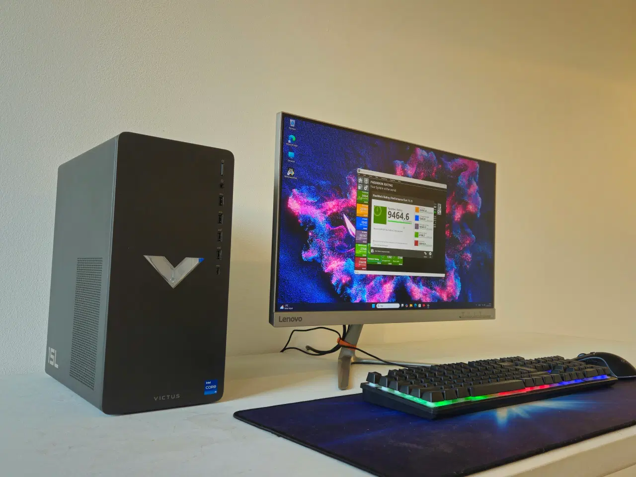 Billede 2 - RTX 3060 Gamer Pc + 24" Gaming Skærm