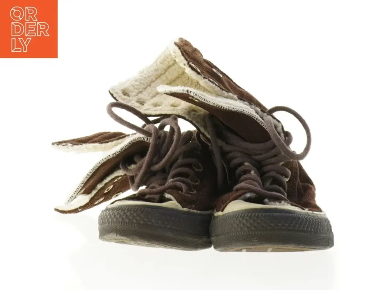 Billede 2 - Converse Allstar High-Top Nubuck LæderSneakers med lunt for (str. 37 / 4,5)