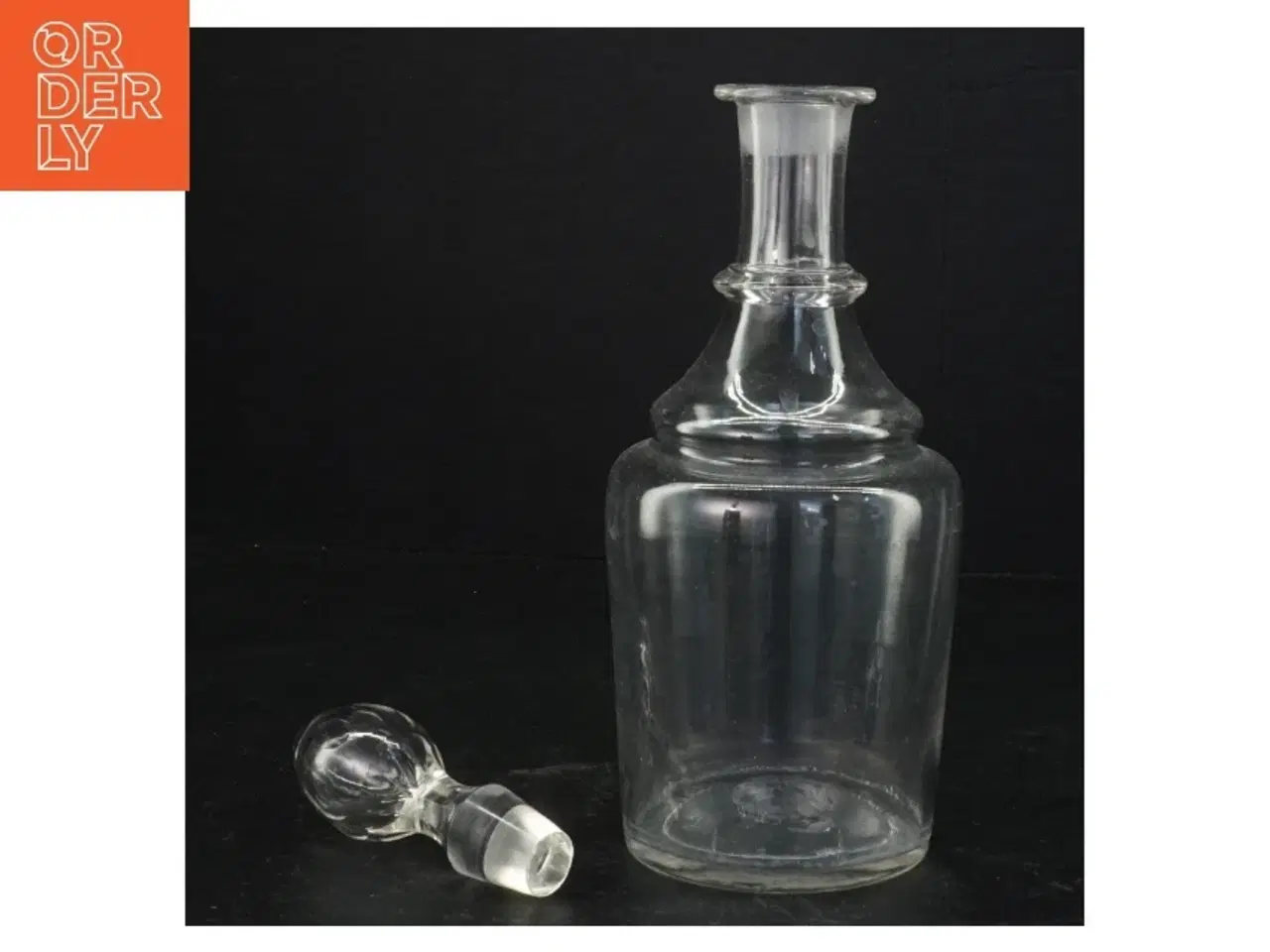 Billede 2 - Glasdekoration med prop (str. 26 x 9 cm)