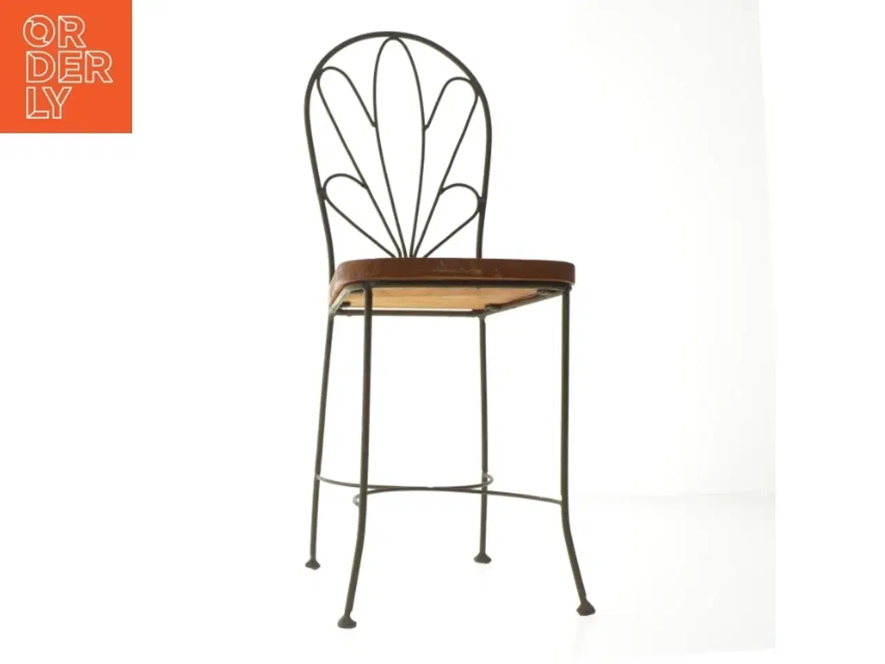 Billede 1 - Stol med metalramme (str. 43x16 cm)