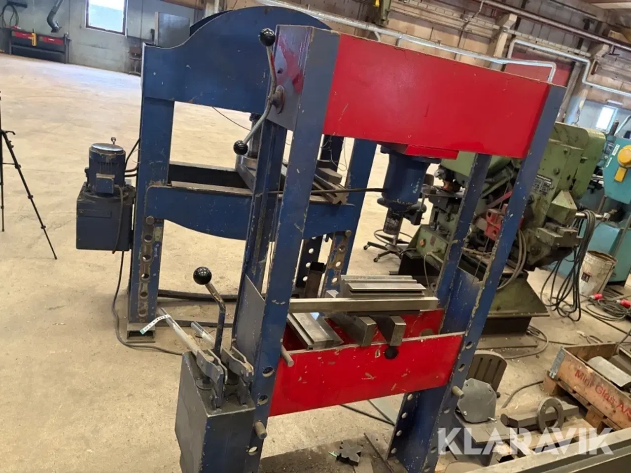 Billede 5 - Hydraulisk værkstedspresse