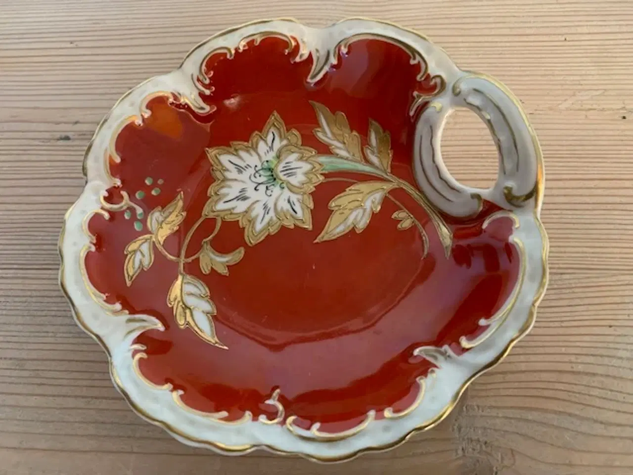 Billede 2 - Fad Oscar Schlegelmilch håndmalet i Jugendstil