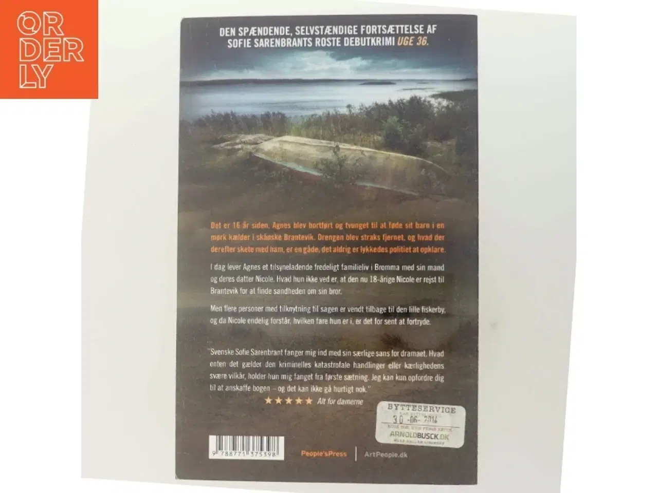 Billede 3 - I stedet for dig : krimi af Sofie Sarenbrant (Bog)