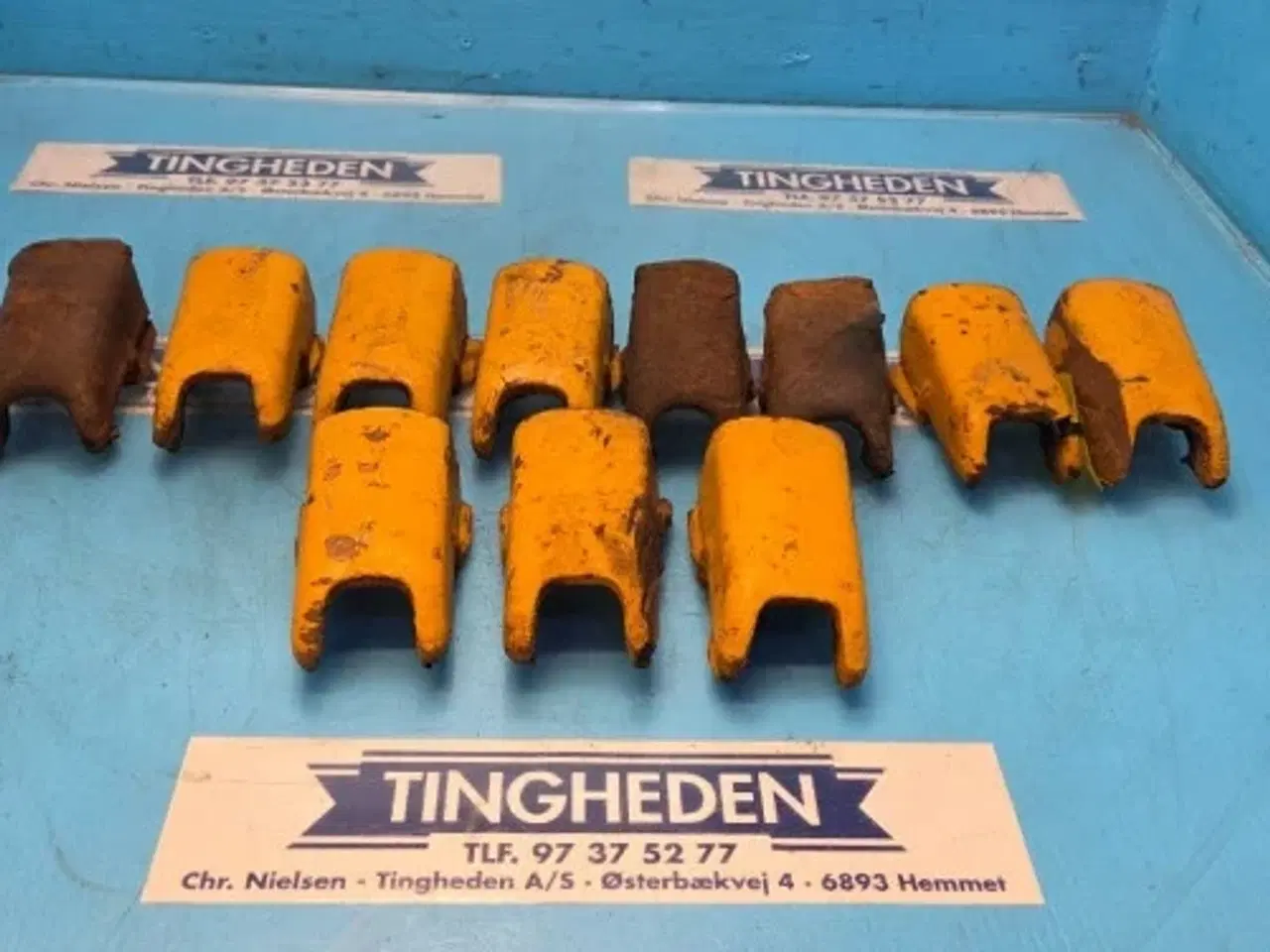 Billede 1 - Hydrema 806 Tænder Til Frontskovl 11 Stk 548113