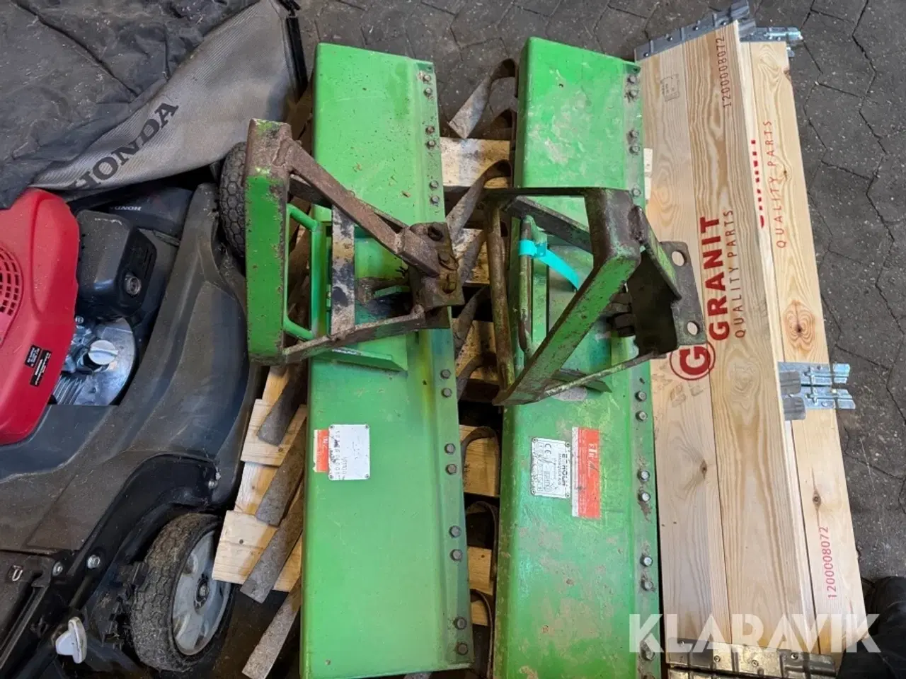 Billede 9 - Ukrudtsjern Egholm ME1100 Front og bagmontering