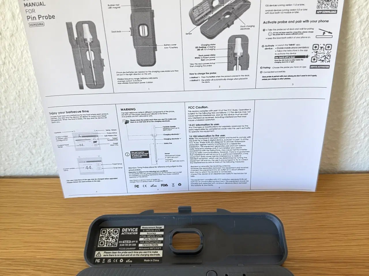 Billede 1 - HerQs bluetooth stegetermometer