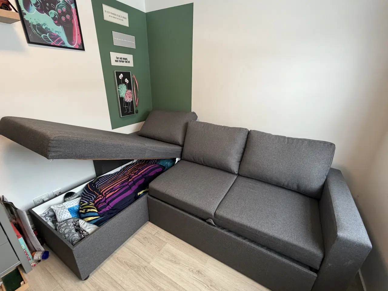 Billede 5 - Sovesofa med Chaiselong