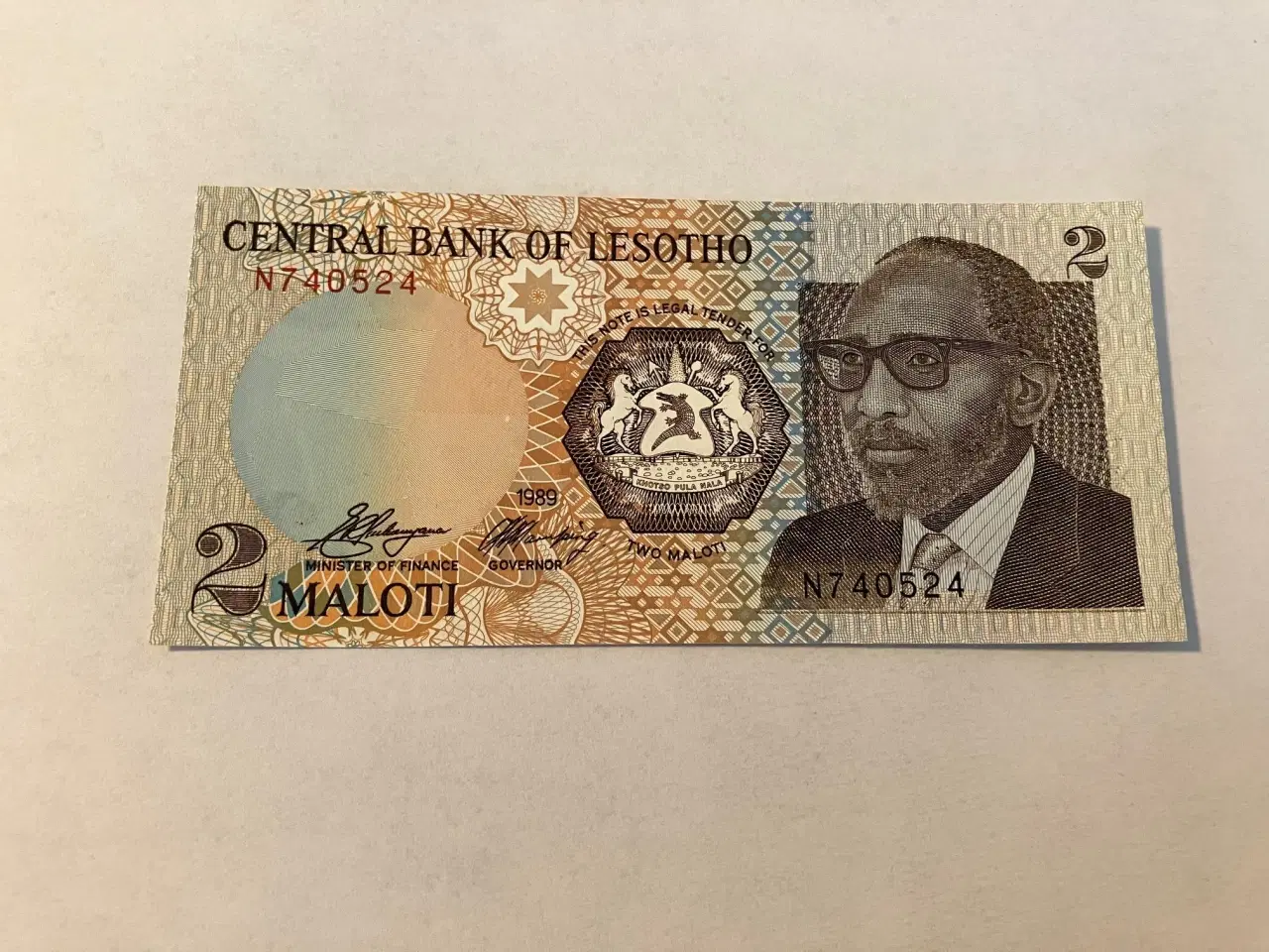 Billede 1 - 2 Maloti 1989 Lesotho