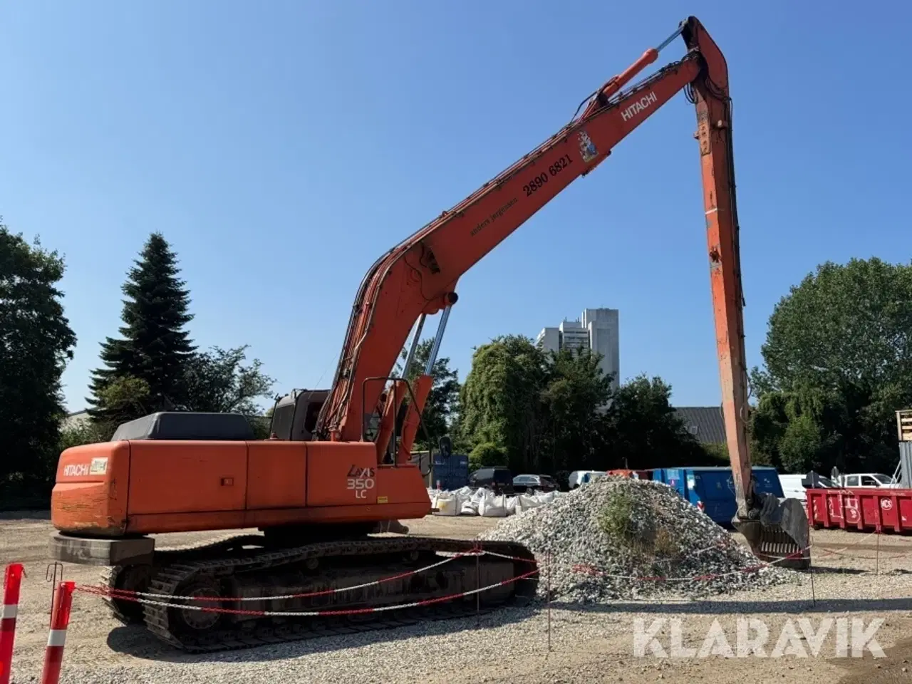 Billede 4 - Langarmet Gravemaskine Hitachi ZX350 - 25 meter arm