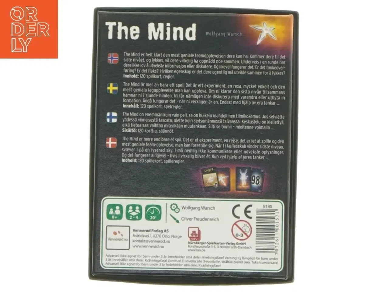 Billede 3 - The Mind kortspil fra Wolfgang Warsch (str. 13,5x10 cm)