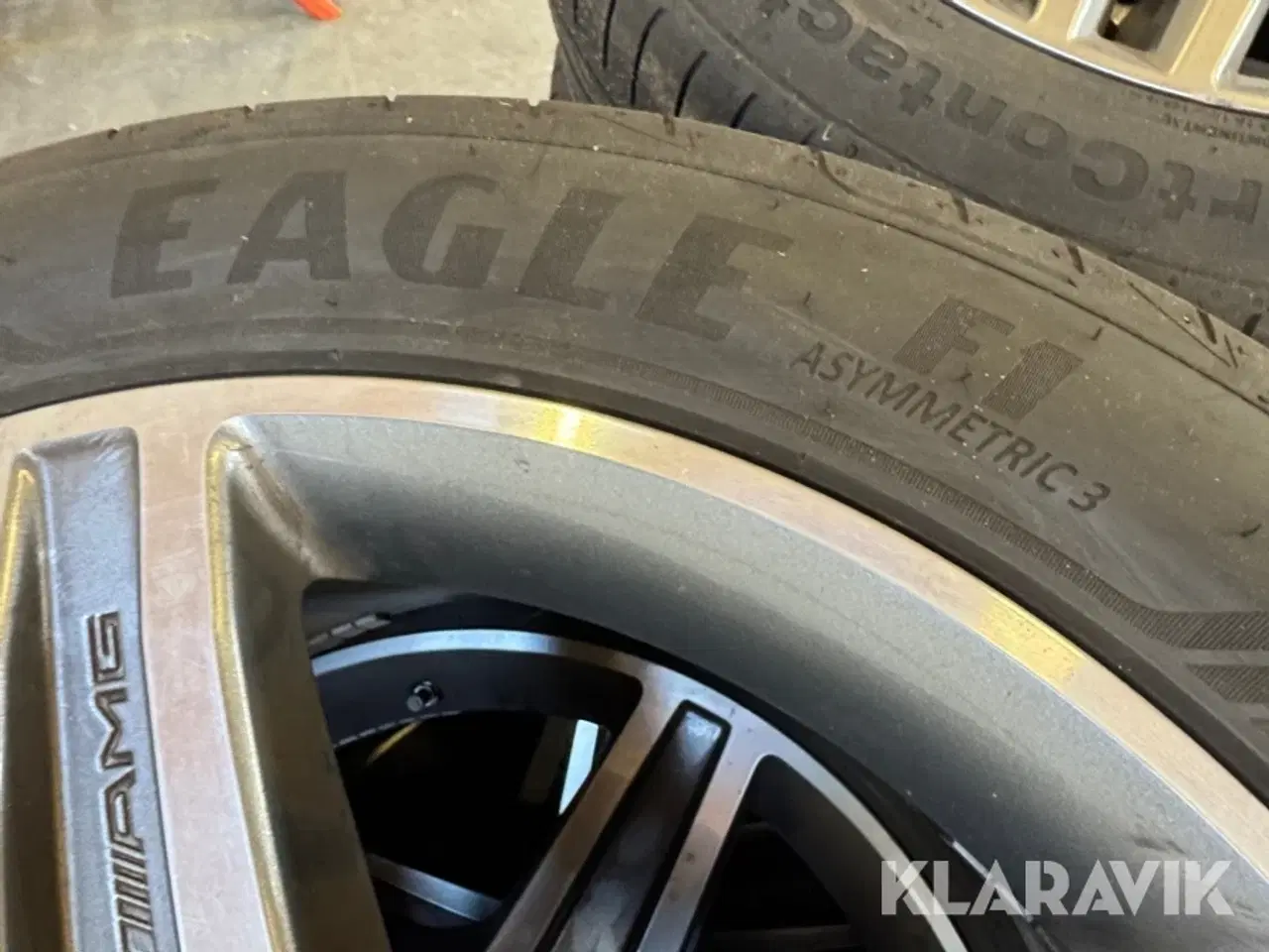 Billede 5 - Alufælge på dæk Goodyear Eagle F1