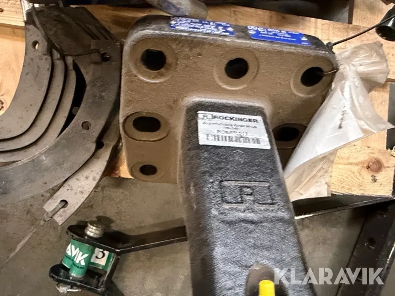 Billede 12 - Lot - kugletræk, brønddæksel og dele til fræser og flishugger