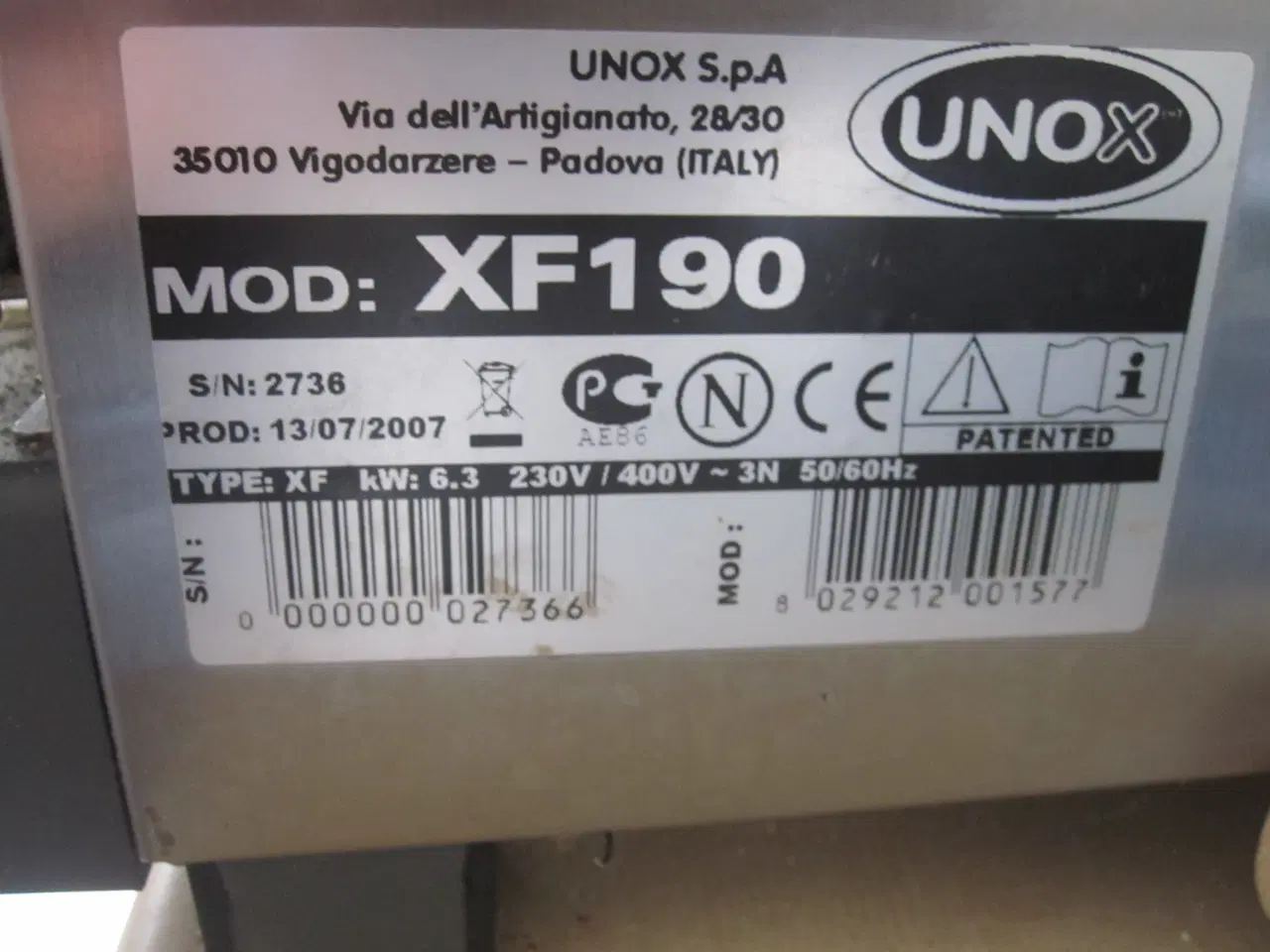Billede 3 - Industriovn Unox XF190