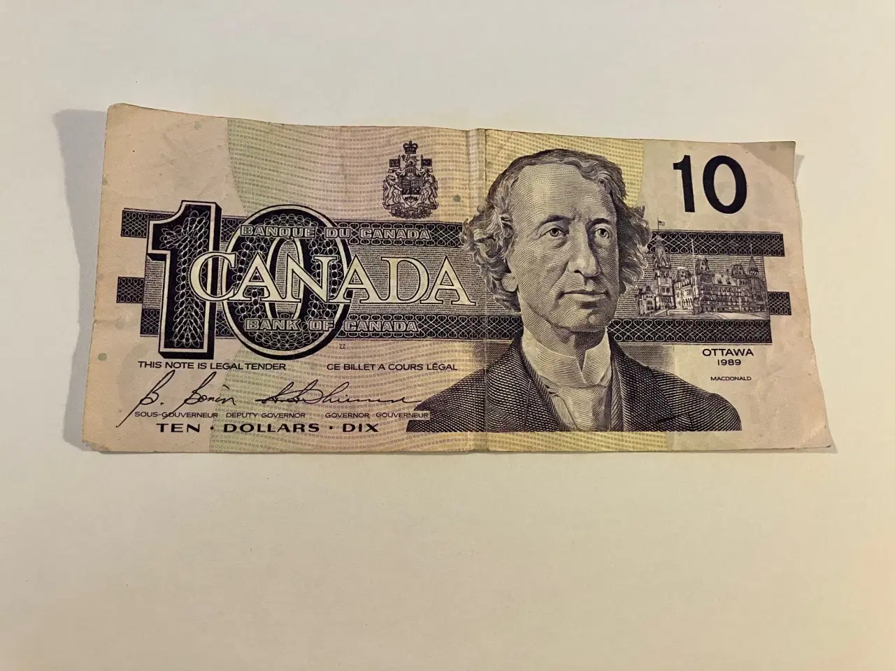 Billede 1 - 10 Dollar Canada 1989
