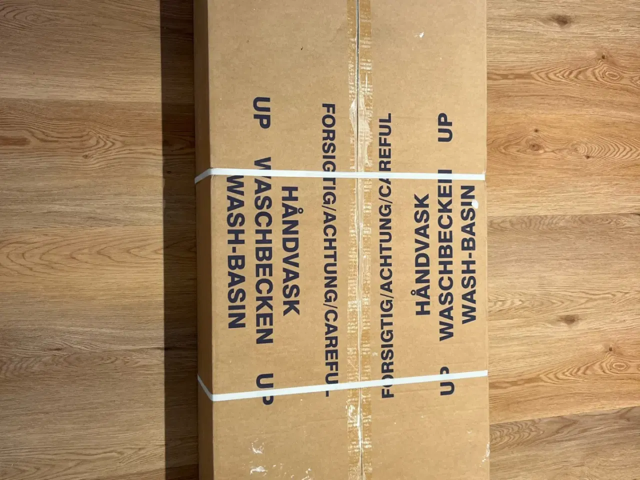 Billede 1 - Marmor prisma mat hvid håndvask