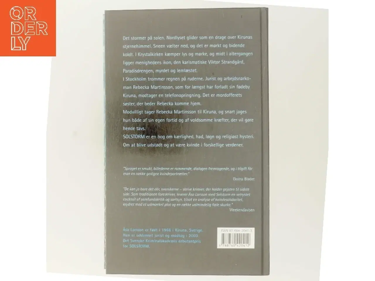 Billede 3 - Solstorm af Åsa Larsson (Bog)