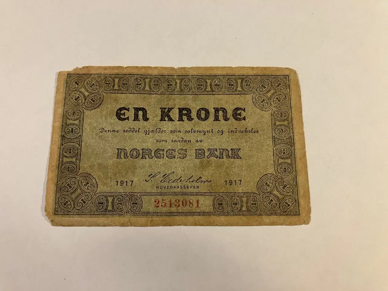 Billede 1 - 1 Krone Norge 1917